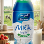 المراعي - حليب نصف دسم 1 لتر